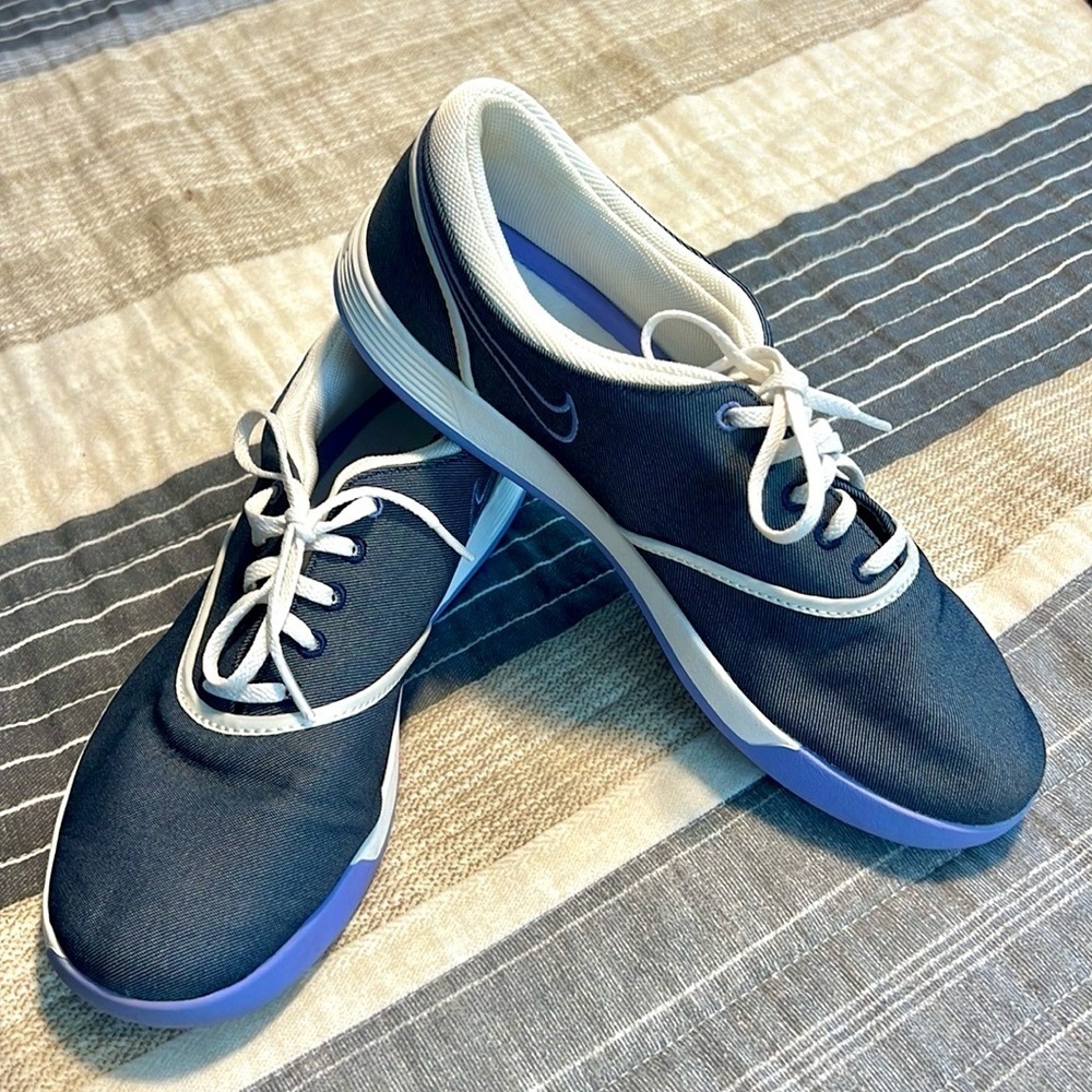🔥Nike Lunarlon, Perfect Soft Golf Shoes Excellent Condition,US 8.5 - Picture 6 of 10